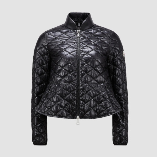 NIGO Moncler Women's Autumn and Winter Black Baseball Collar Slim Zipper Long Sleeve Jacket #nigo73239