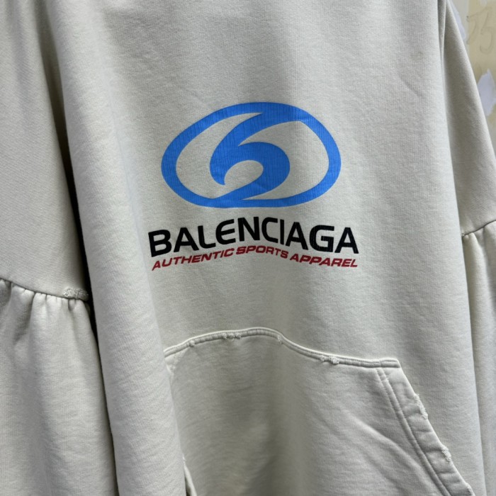 NIGO Balenciaga Men's Spring and Autumn Solid Color Letter Printed Hooded Pullover Long Sleeve Sweatshirt #nigo73249