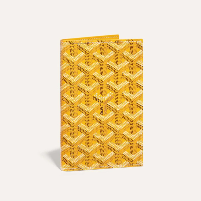 NIGO GOYARD Men's and Women's Old Flower Full Print Flap Pocket Canvas Patchwork Leather Card Case Passport Case Bag Bags #nigo73253
