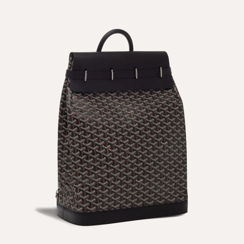 NIGO Goyard Men's And Women's Old Flower Full Print Zipper Closure Strap Canvas Leather Backpack Shoulder Bag Bags #nigo73252