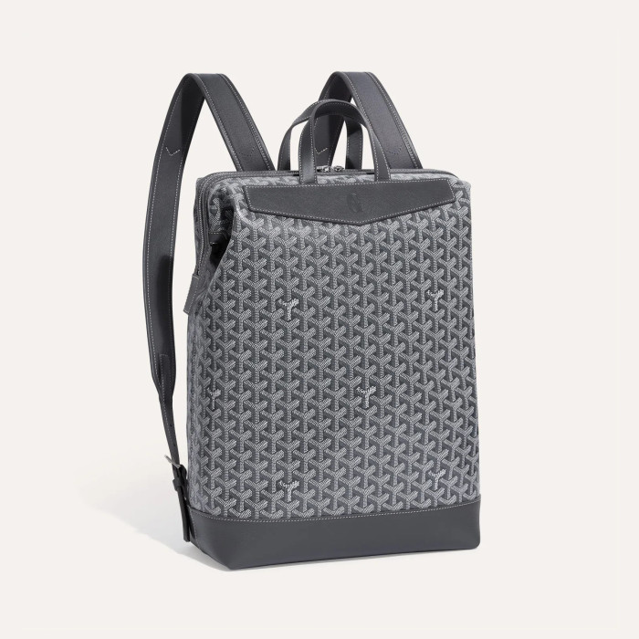 NIGO Goyard Men's And Women's Old Flower Full Print Zipper Closure Strap Canvas Leather Backpack Shoulder Bag Bags #nigo73251