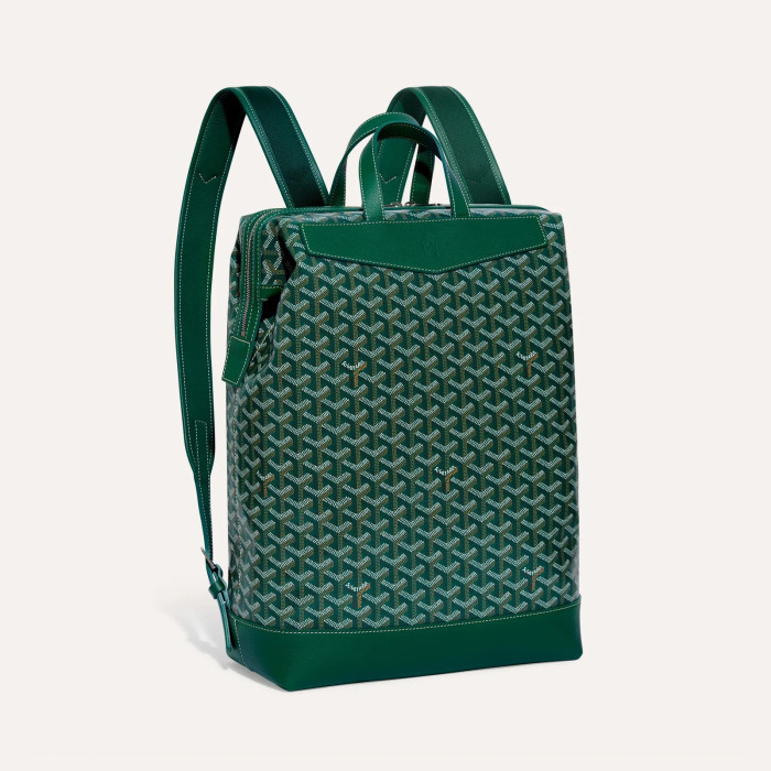 NIGO Goyard Men's And Women's Old Flower Full Print Zipper Closure Strap Canvas Leather Backpack Shoulder Bag Bags #nigo73251