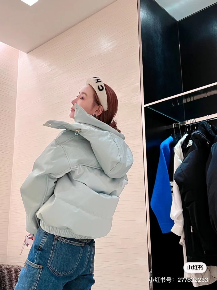 NIGO Chanel Women's Spring, Autumn And Winter Zipper Solid Color Single-Breasted Long-Sleeved Hooded Jacket Sheepskin Down Jacket Ngvp #nigo9342