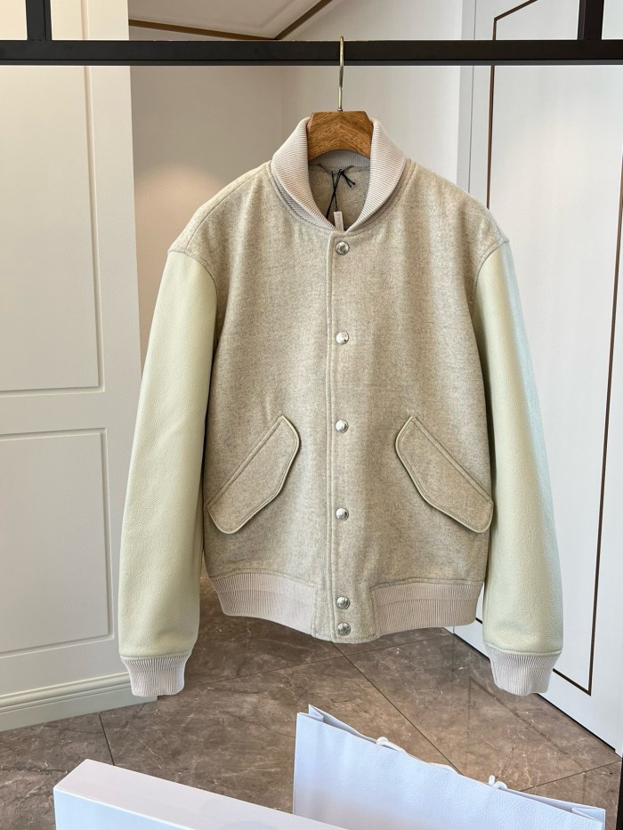 NIGO Dior Men's Spring and Autumn Beige Patchwork Logo Pattern Single Breasted Long Sleeve Jacket #nigo73288
