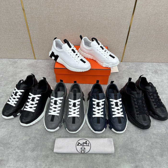 NIGO Hermes Jump Sneakers Men's Geometric Mesh Hundred Casual Fashion Shoes #nigo73297