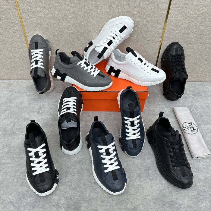 NIGO Hermes Jump Sneakers Men's Geometric Mesh Hundred Casual Fashion Shoes #nigo73297