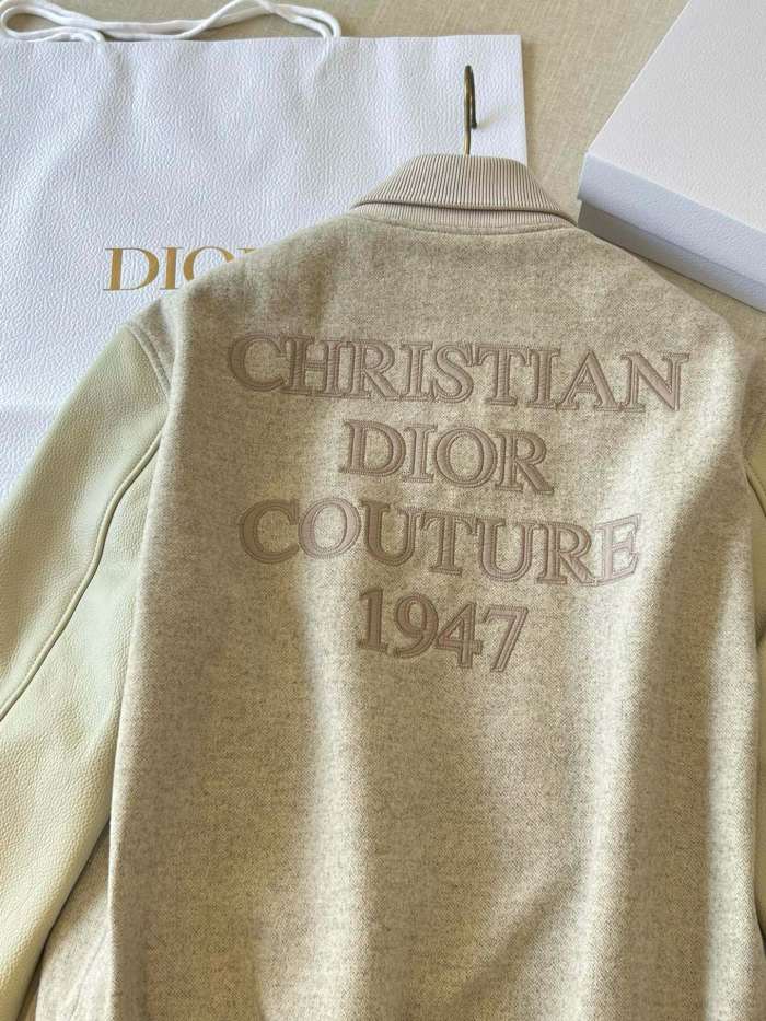 NIGO Dior Men's Spring and Autumn Beige Patchwork Logo Pattern Single Breasted Long Sleeve Jacket #nigo73288
