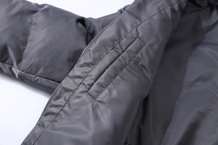 NIGO Prada Men's Autumn and Winter Solid Color Hooded Zipper Long Sleeve Puffer Down Jacket #nigo73319