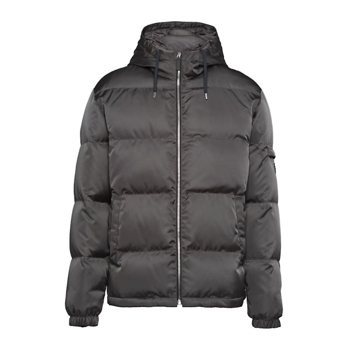 NIGO Prada Men's Autumn and Winter Solid Color Hooded Zipper Long Sleeve Puffer Down Jacket #nigo73319