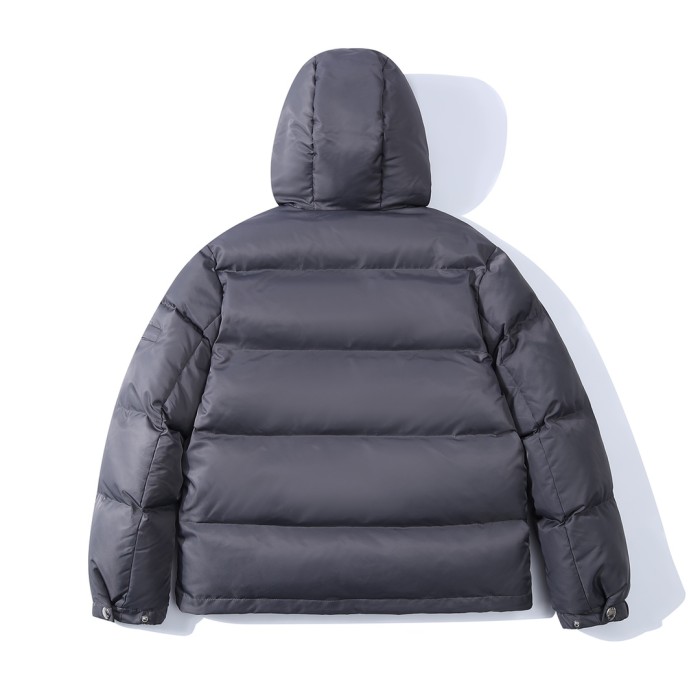 NIGO Prada Men's Autumn and Winter Solid Color Hooded Zipper Long Sleeve Puffer Down Jacket #nigo73319