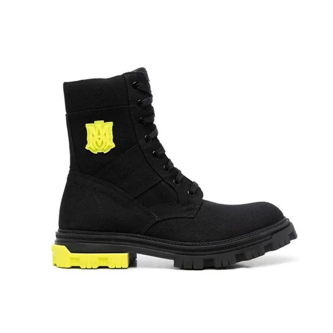 NIGO AMIRI Men's Autumn And Winter Collision Denim Zip High-top Short Boots Fashion Shoes Simple Casual Cowhide Lining Men's Boots #nigo71667