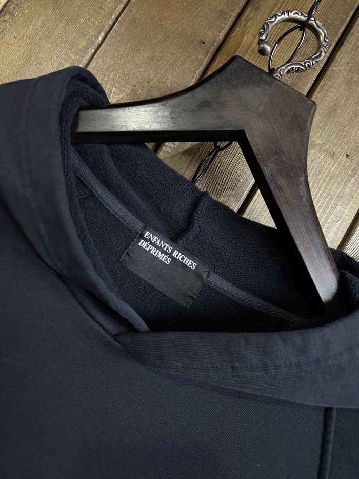 NIGO Enfants Riches Deprimes Enfants Riches Deprimes Men's Spring & Fall Washed & Aged Loose Hooded Sweatshirt #nigo73352