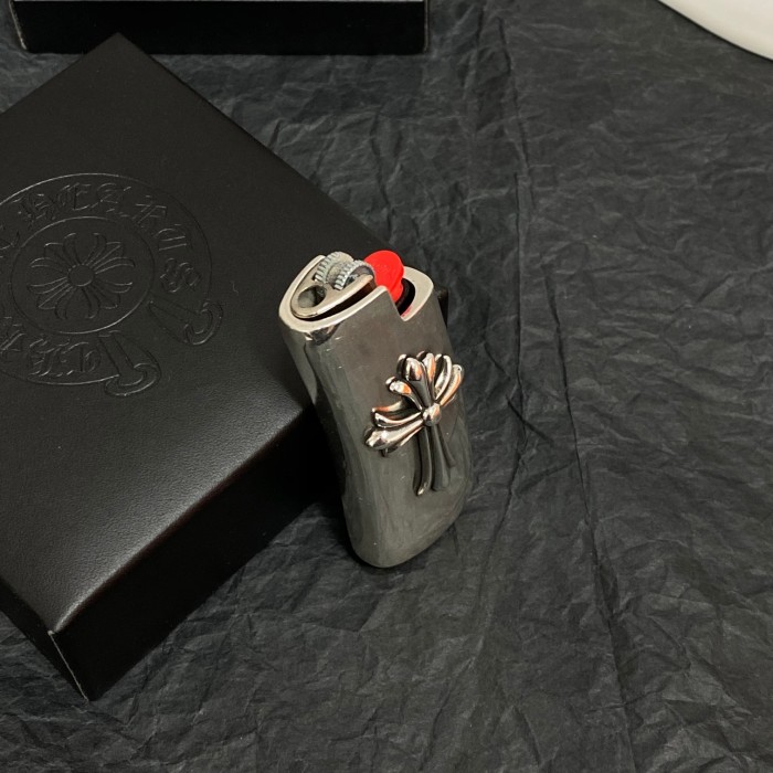 NIGO Chrome Hearts Pure Copper Silver-plated Lighter Protective Case #nigo73358