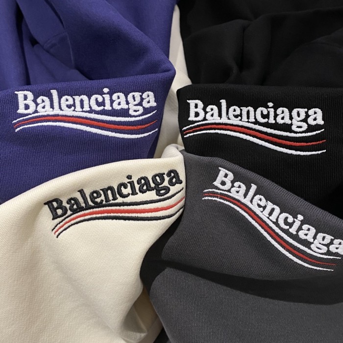 NIGO Balenciaga Men's And Women's Spring And Fall Embroidered Letters Logo Solid Color Cotton Hooded Sweatshirt #nigo73374