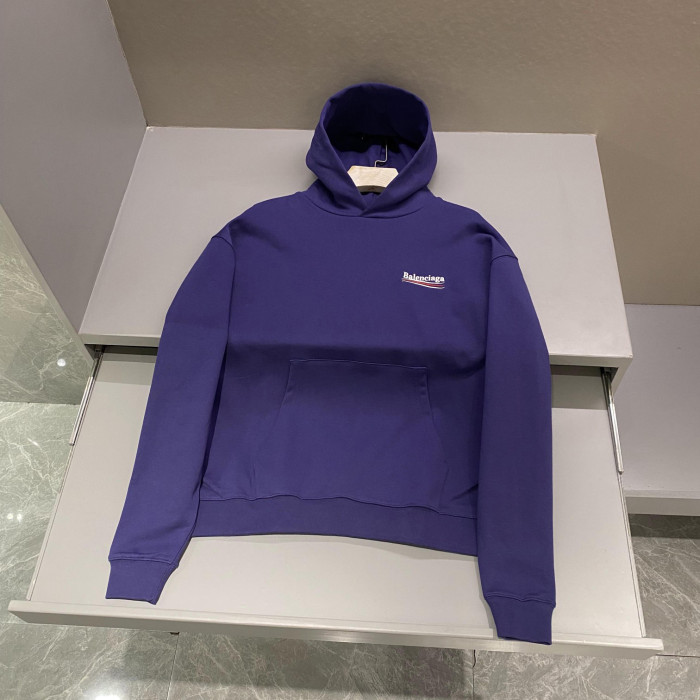 NIGO Balenciaga Men's And Women's Spring And Fall Embroidered Letters Logo Solid Color Cotton Hooded Sweatshirt #nigo73374