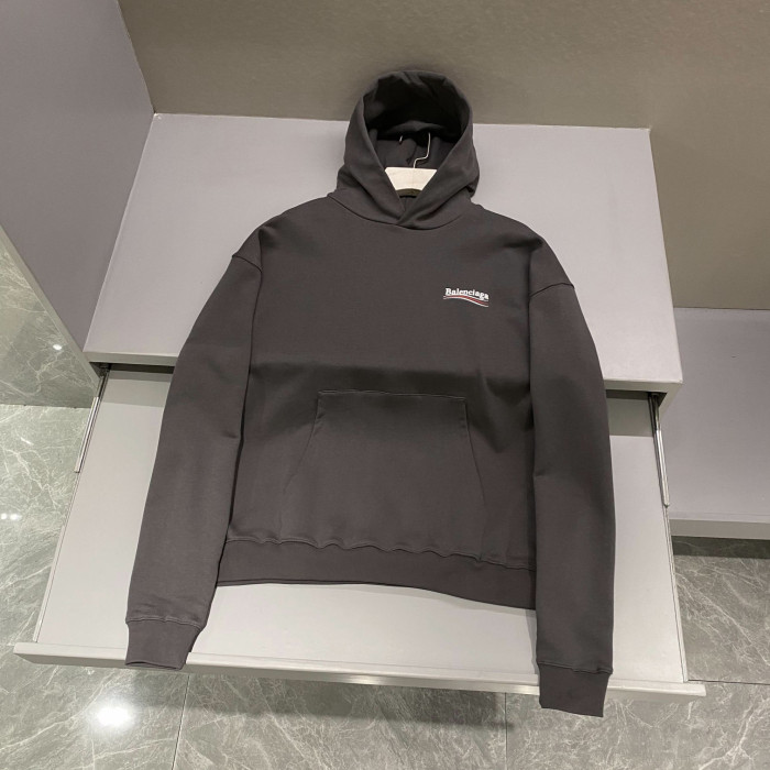 NIGO Balenciaga Men's And Women's Spring And Fall Embroidered Letters Logo Solid Color Cotton Hooded Sweatshirt #nigo73374