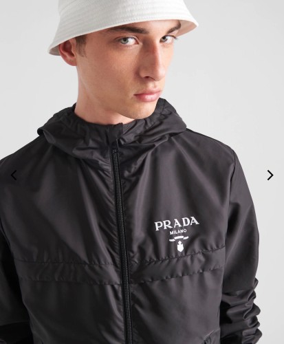 NIGO Prada Men's Spring and Summer Fashion Solid Color Zipper Long Sleeve Hooded Jacket #nigo73389