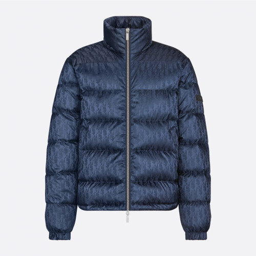 Nigo Dior Men's Winter Solid Color Logo Full Print Zipper Collar Down Long Sleeve Puffer Down Jacket #nigo73421