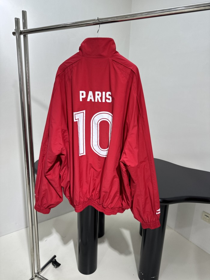 NIGO Balenciaga Men's Women's Spring And Autumn Fashion Light Standing Collar Zipper Sports Jacket Suit Casual Elastic Waist Pants Suit Set #nigo73437
