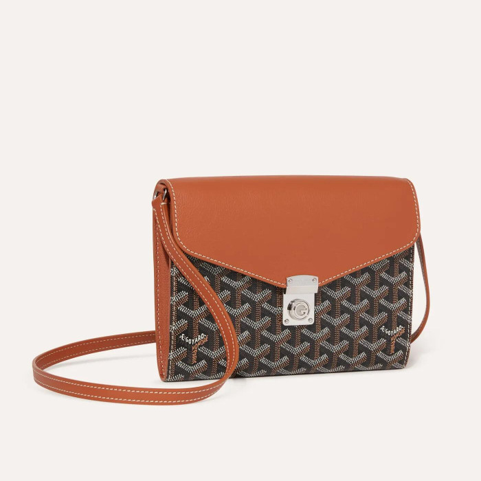 NIGO GOYARD Chypre Men's And Women's Solid Color Detachable Adjustable Shoulder Strap Canvas Collocation Calfskin Shoulder Crossbody Bag Bags #nigo73462