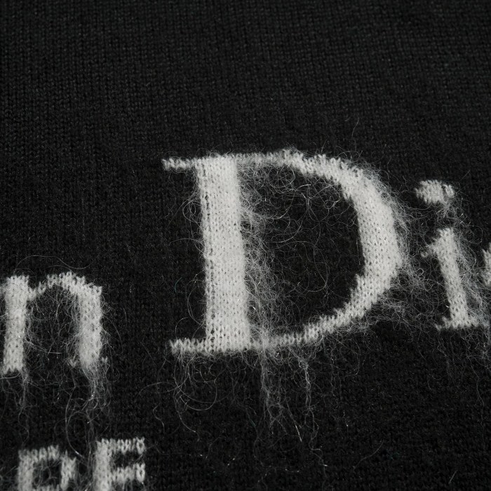 NIGO Dior Men's Autumn and Winter Solid Color Logo Letter Embroidery Round Neck Long Sleeve Sweater #nigo73469