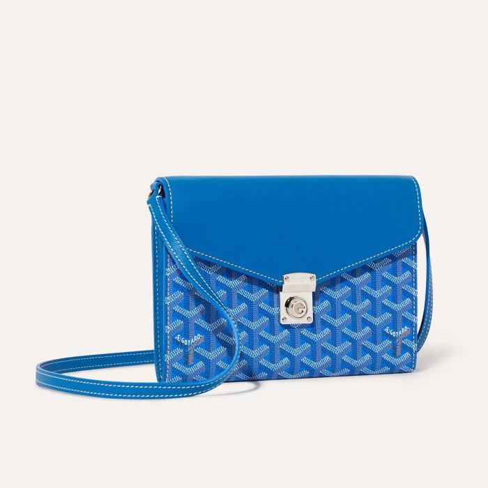 NIGO GOYARD Chypre Men's And Women's Solid Color Detachable Adjustable Shoulder Strap Canvas Collocation Calfskin Shoulder Crossbody Bag Bags #nigo73462
