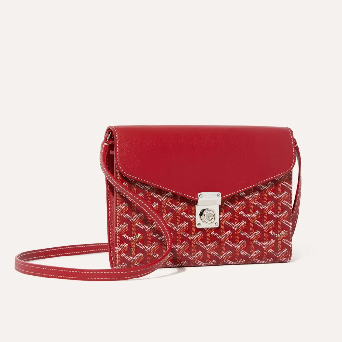 NIGO GOYARD Chypre Men's And Women's Solid Color Detachable Adjustable Shoulder Strap Canvas Collocation Calfskin Shoulder Crossbody Bag Bags #nigo73462
