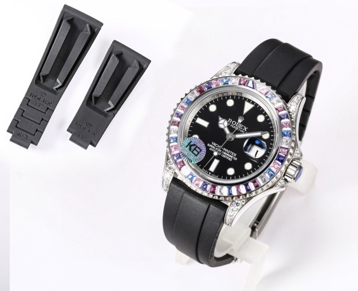 NIGO Rolex Men's Women's Fashion Yacht Prestige Collection 40mm Diameter 904 Steel Mechanical Watch Bezel Diamonds Casual Wristwatch Watch ﻿#nigo71647