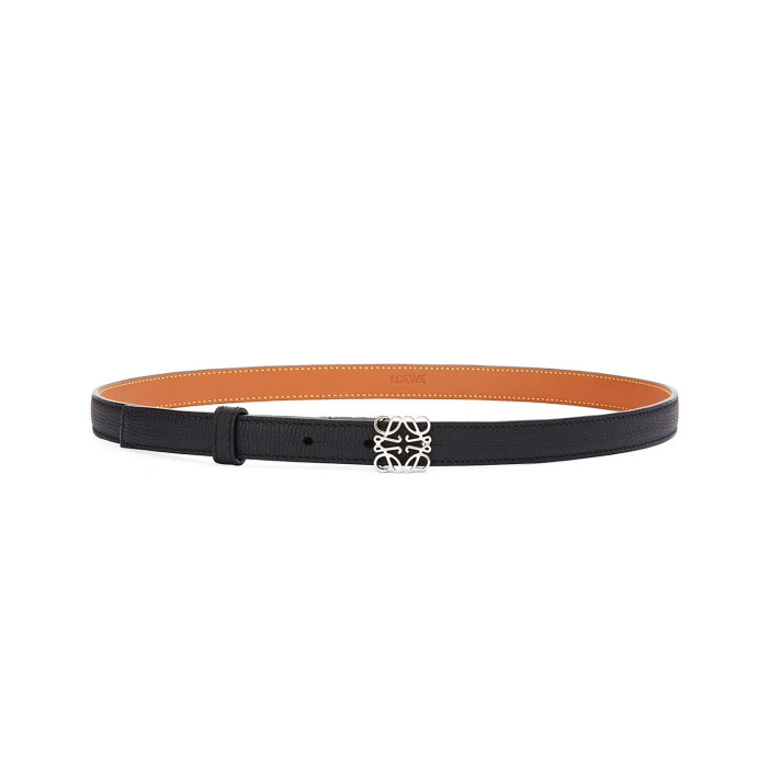 NIGO Loewe Women's Metal Hollow Logo Leather Belt 2.0cm #nigo73458