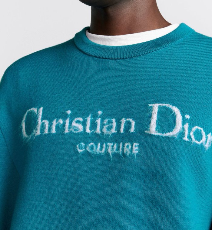 NIGO Dior Men's Autumn and Winter Solid Color Logo Letter Embroidery Round Neck Long Sleeve Sweater #nigo73469
