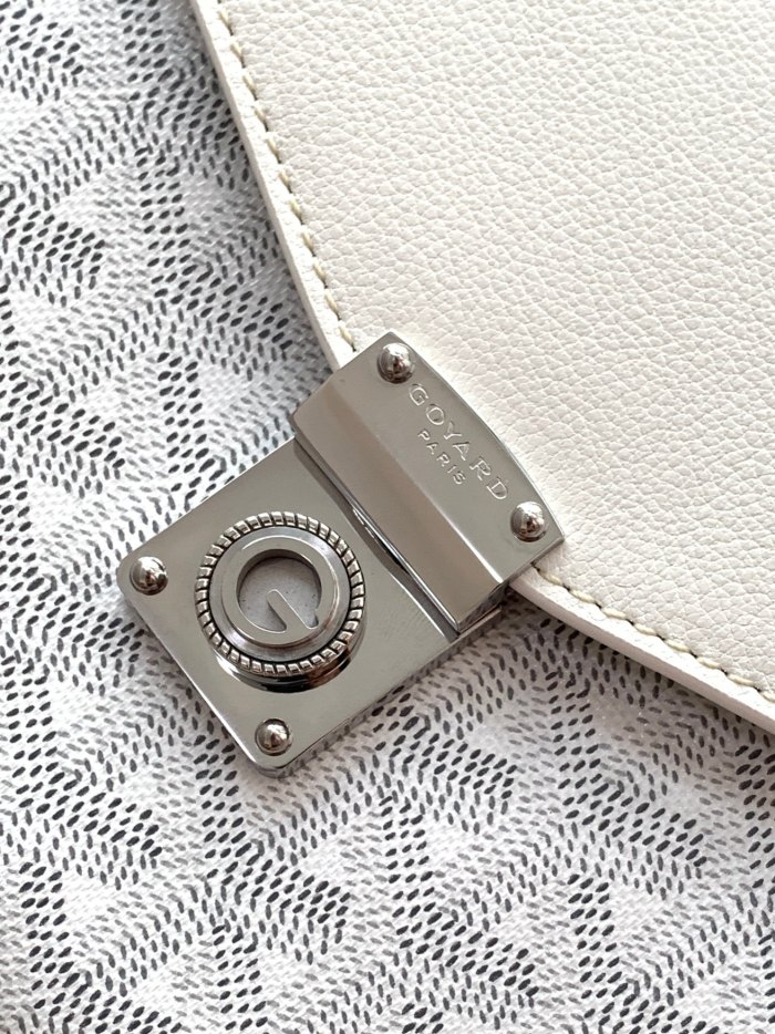 NIGO GOYARD Chypre Men's And Women's Solid Color Detachable Adjustable Shoulder Strap Canvas Collocation Calfskin Shoulder Crossbody Bag Bags #nigo73462
