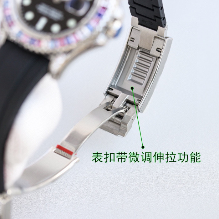 NIGO Rolex Men's Women's Fashion Yacht Prestige Collection 40mm Diameter 904 Steel Mechanical Watch Bezel Diamonds Casual Wristwatch Watch ﻿#nigo71647