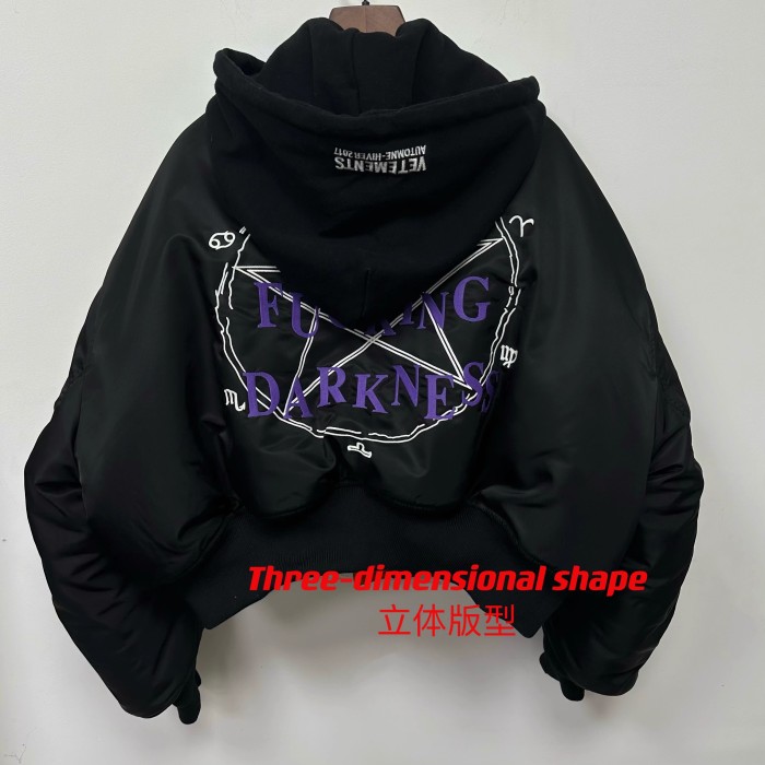 NIGO Vetements Men's Women's Autumn And Winter Solid Color Pattern Embroidery Short Zipper Long Sleeve Jacket Ngvp #nigo9429