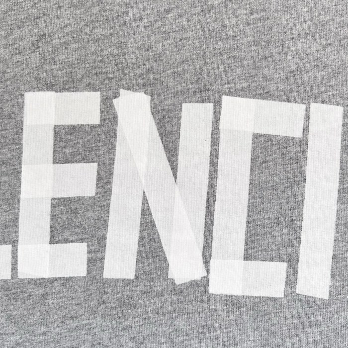 NIGO Balenciaga Men's Spring and Autumn Gray Letter Logo Printed Hooded Long Sleeve Sweatshirt Pullover #nigo73489