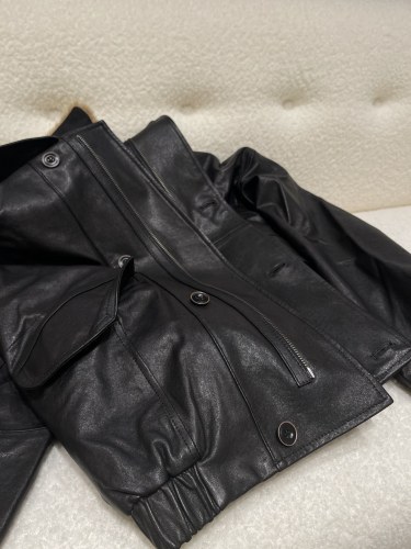 NIGO Lemaire Women's Autumn And Winter Patchwork Fur Collar Lapel Short Solid Color Long Sleeve Sheepskin Jacket Ngvp #nigo9436