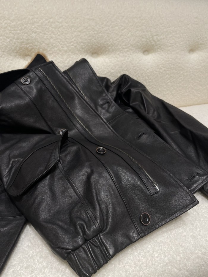NIGO Lemaire Women's Autumn And Winter Patchwork Fur Collar Lapel Short Solid Color Long Sleeve Sheepskin Jacket Ngvp #nigo9436