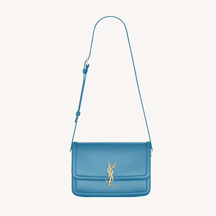 NIGO SAINT LAURENT Solferino Satchel In Smooth Leather Bag Crossbody Cowhide Bags #nigo53767