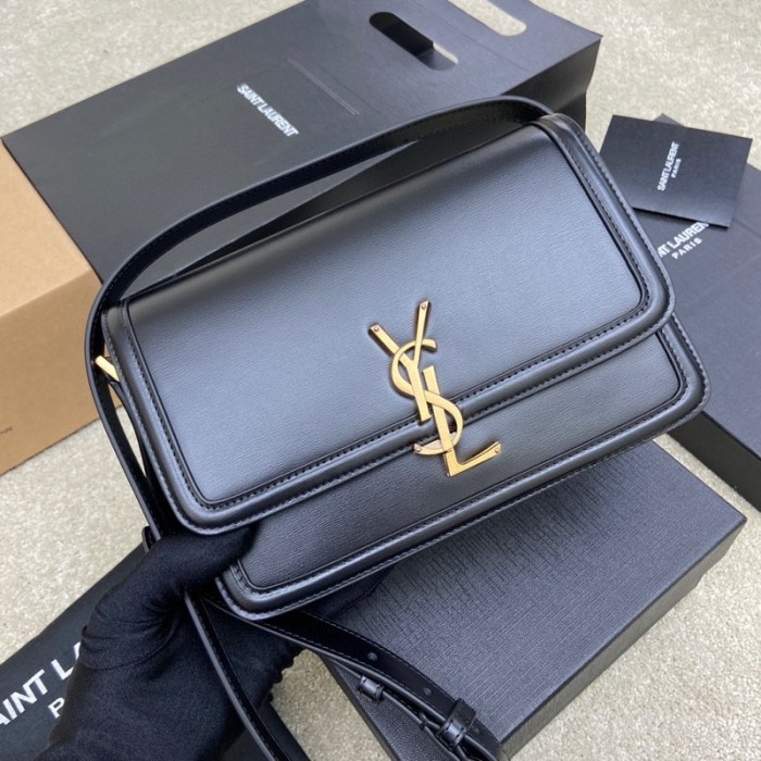 NIGO SAINT LAURENT Solferino Satchel In Smooth Leather Bag Crossbody Cowhide Bags #nigo53767
