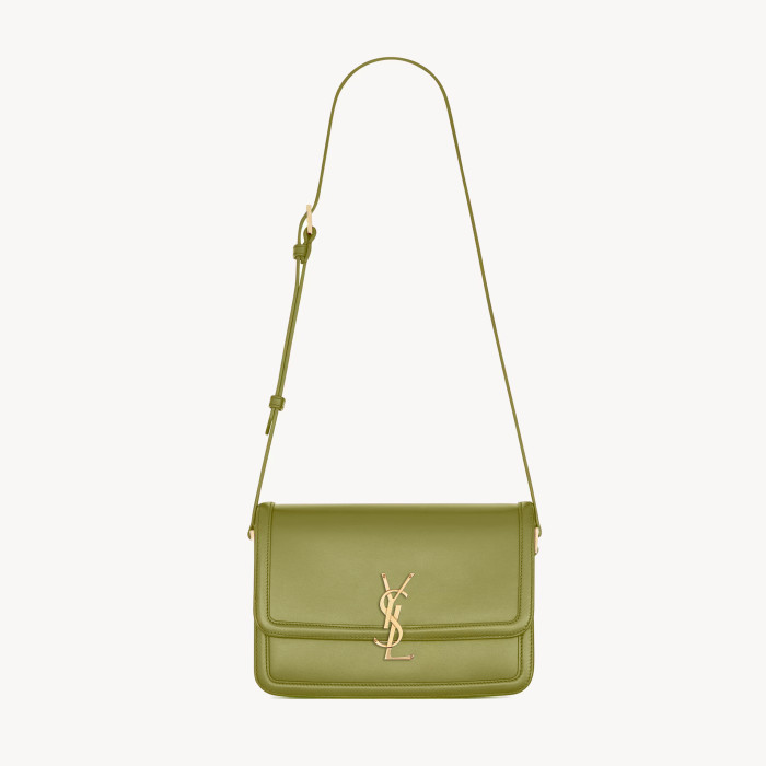 NIGO SAINT LAURENT Solferino Satchel In Smooth Leather Bag Crossbody Cowhide Bags #nigo53767