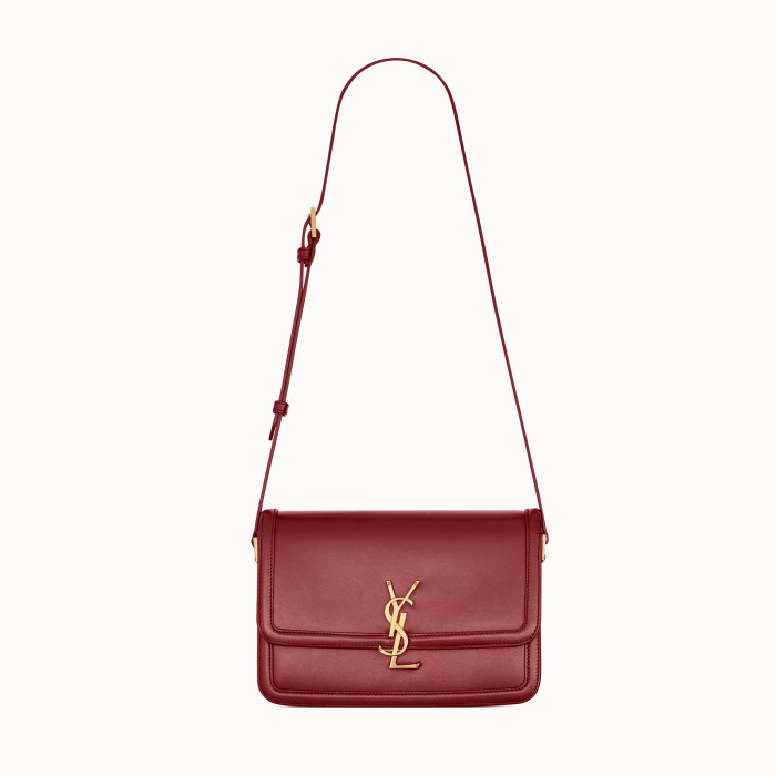 NIGO SAINT LAURENT Solferino Satchel In Smooth Leather Bag Crossbody Cowhide Bags #nigo53767