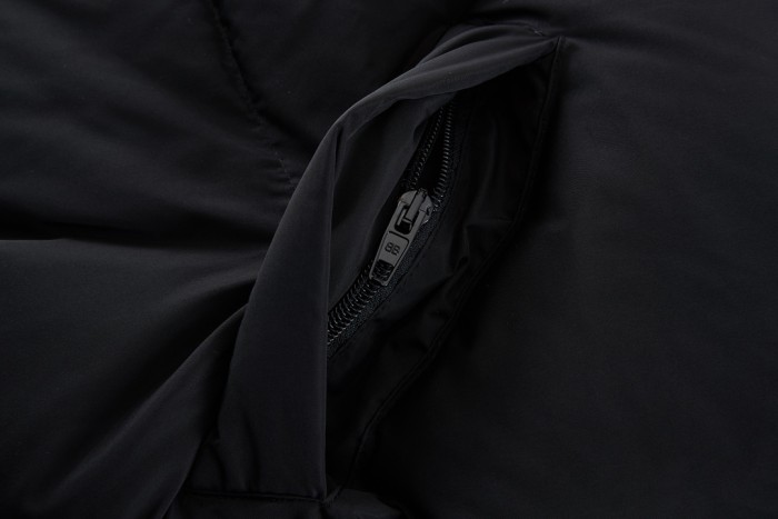 NIGO Balenciaga X Adidas Men's Winter Black Logo Print Stand Collar Puffer Down Jacket #nigo73539