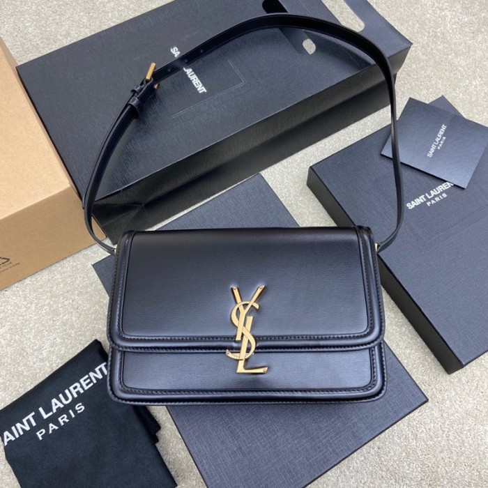 NIGO SAINT LAURENT Solferino Satchel In Smooth Leather Bag Crossbody Cowhide Bags #nigo53767