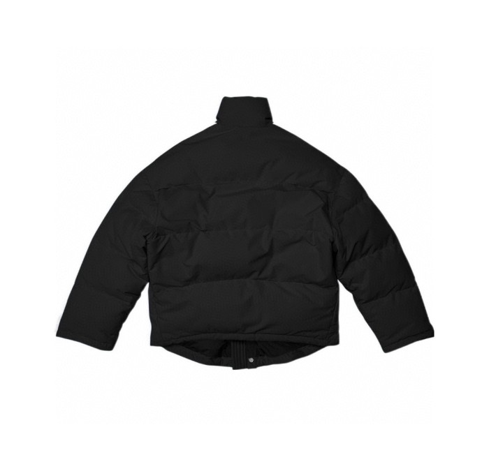 NIGO Balenciaga X Adidas Men's Winter Black Logo Print Stand Collar Puffer Down Jacket #nigo73539