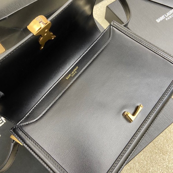 NIGO SAINT LAURENT Solferino Satchel In Smooth Leather Bag Crossbody Cowhide Bags #nigo53767