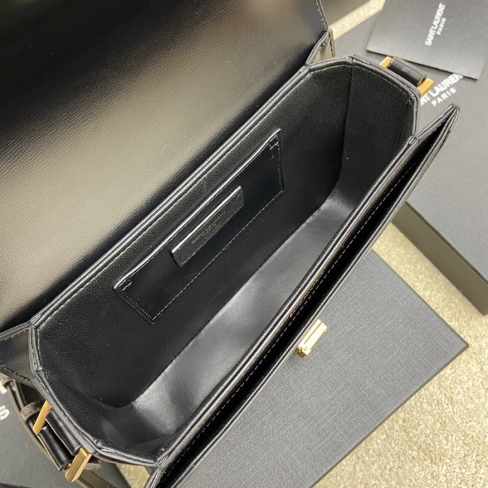 NIGO SAINT LAURENT Solferino Satchel In Smooth Leather Bag Crossbody Cowhide Bags #nigo53767