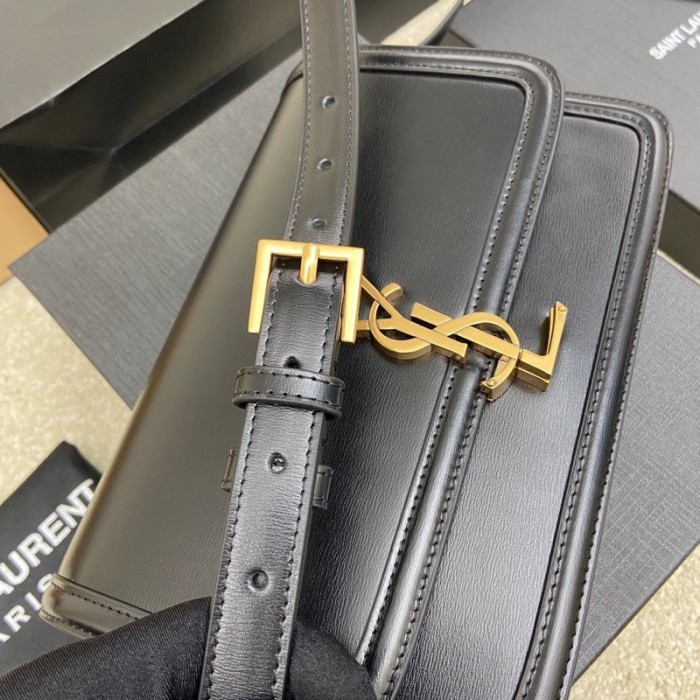 NIGO SAINT LAURENT Solferino Satchel In Smooth Leather Bag Crossbody Cowhide Bags #nigo53767