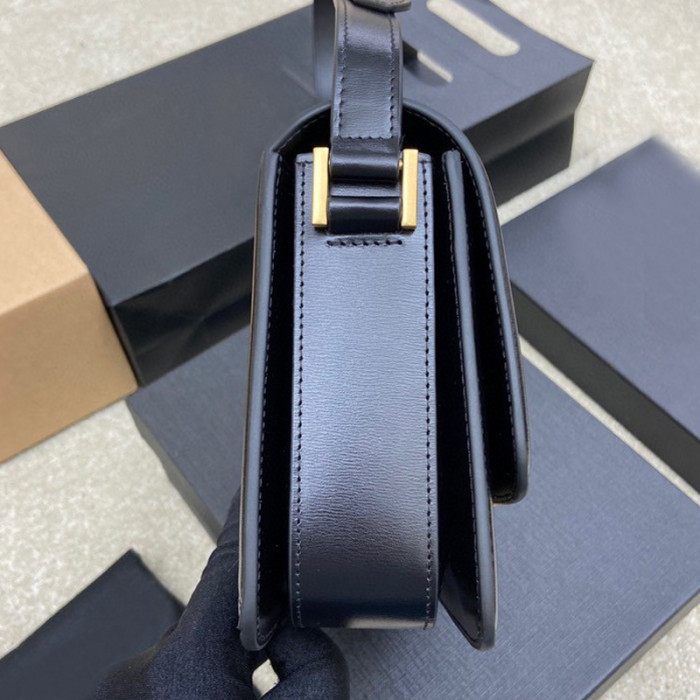 NIGO SAINT LAURENT Solferino Satchel In Smooth Leather Bag Crossbody Cowhide Bags #nigo53767