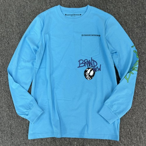 NIGO Chrome Hearts Men's Spring/Summer Solid Color Long Sleeve T-Shirt #nigo73551