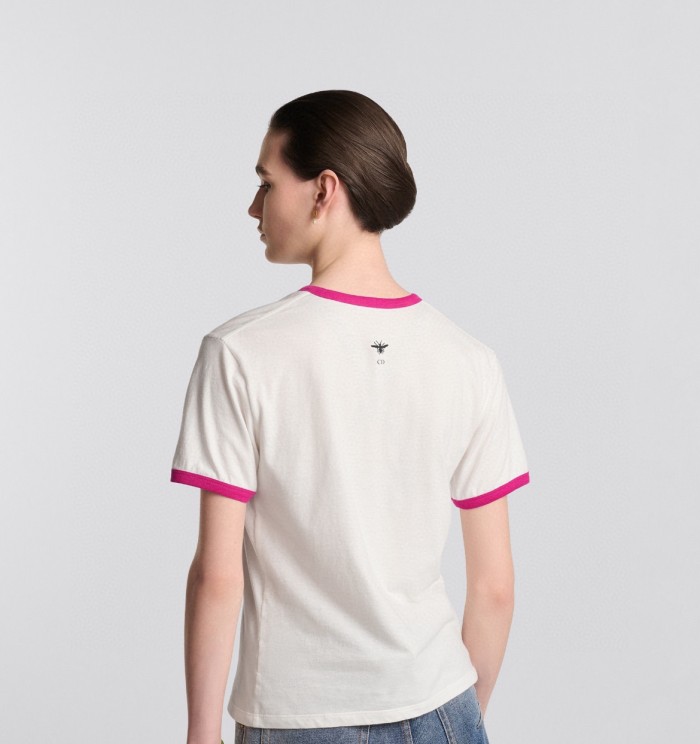 NIGO Dior Women's Summer Solid Color Logo Letter Printed Round Neck Short Sleeve T-Shirt #nigo73555