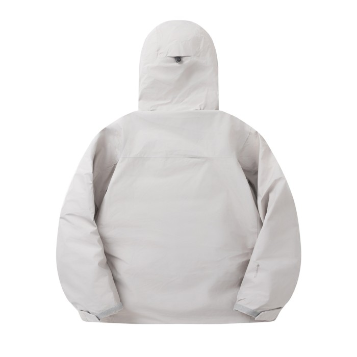NIGO Arcteryx Autumn And Winter Solid Color Zipper Waterproof Windproof Long-Sleeved Hooded Jacket #nigo73572